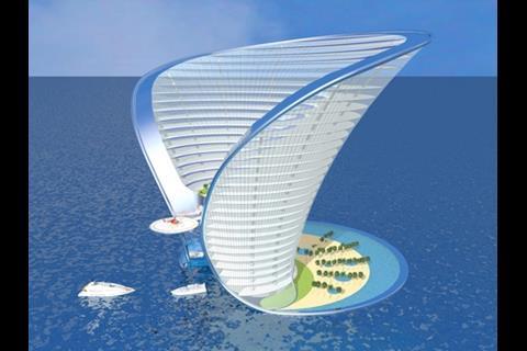 Dubai seven star hotel by Sybarite Architects